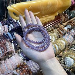 vòng đá thạch anh tím
