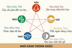 Ngũ Hành trong phong thủy – quy luật tương sinh tương khắc giữa Kim, Mộc, Thủy, Hỏa, Thổ