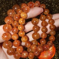 vòng đá thạch anh tóc đỏ