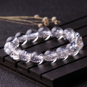 Vòng đá thạch anh trắng