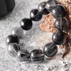 vòng đá thạch anh tóc đen