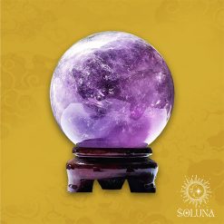 Quả Cầu Thạch Anh Tím Tự Nhiên - Viên Đá Bình An.