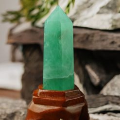 Trụ Đá Thạch Anh Xanh (Green Aventurine), 
